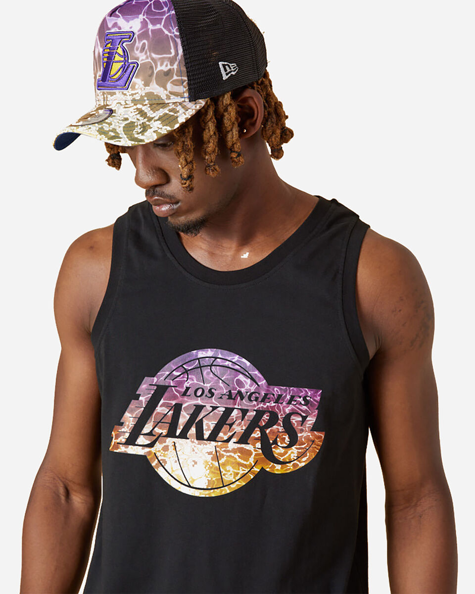  Abbigliamento basket NEW ERA NBA WATER PRINT LOS ANGELES LAKERS M S5448171|001|S scatto 2