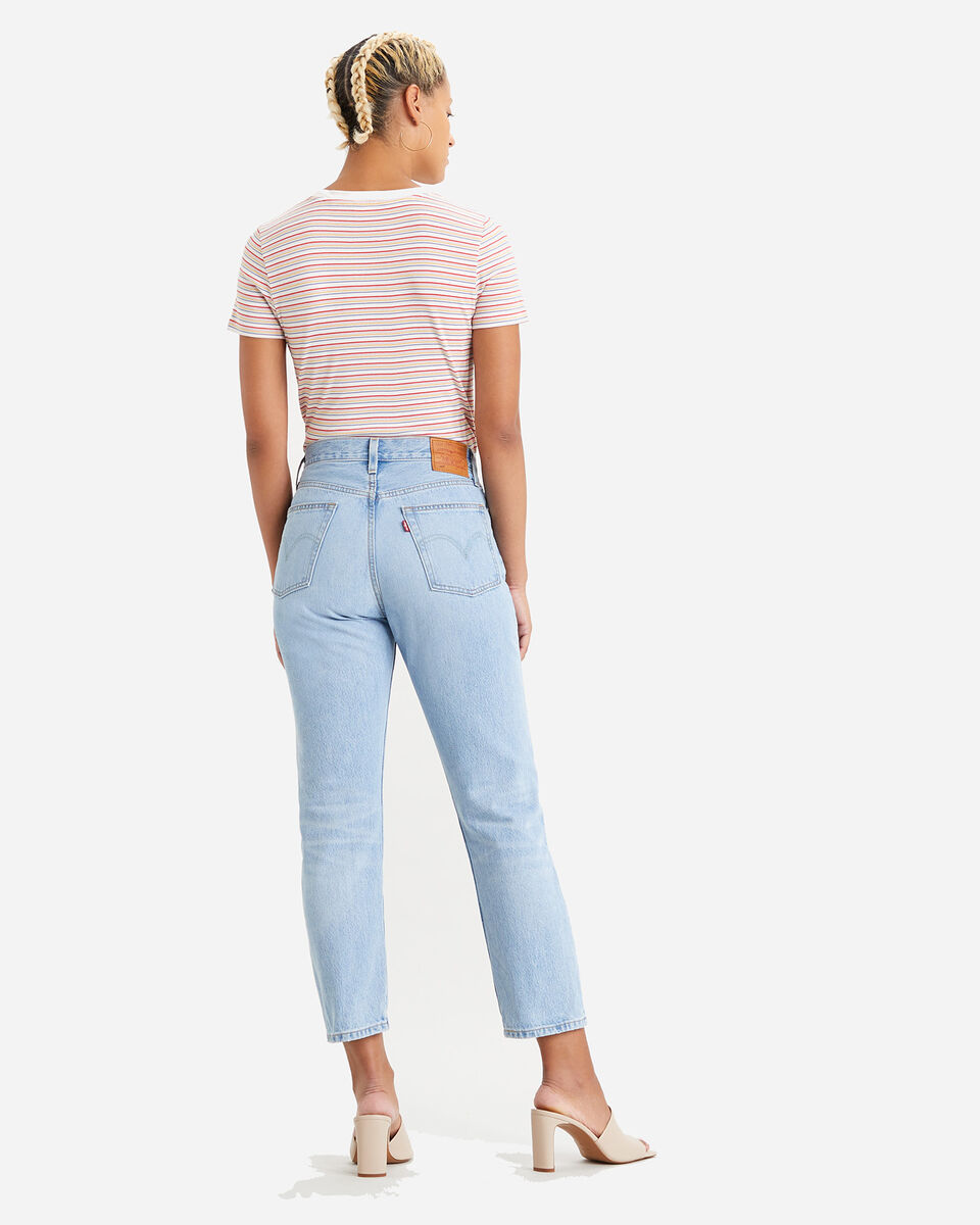  Jeans LEVI'S 501 CROP HIGH RISE L26 W S4088777 scatto 4