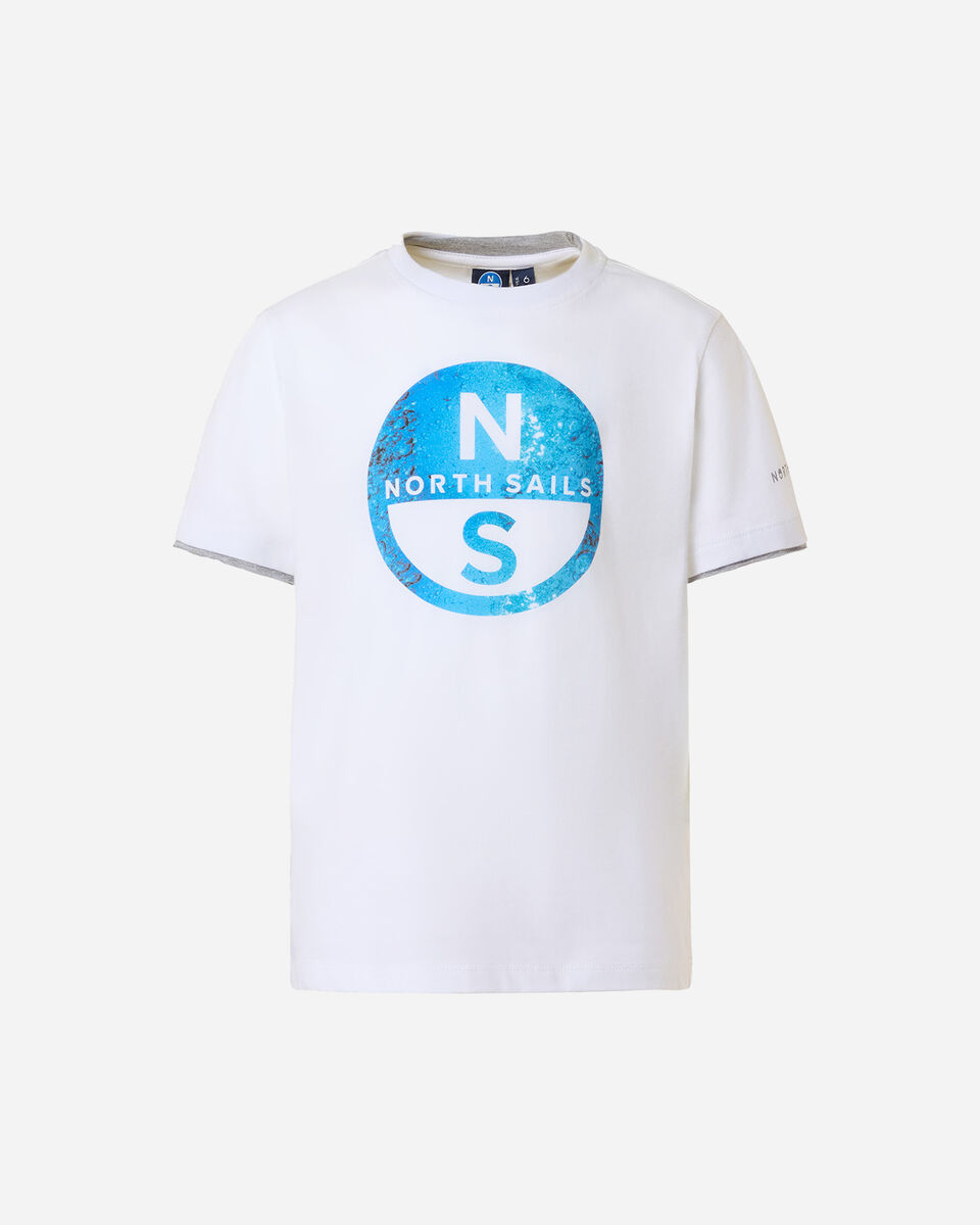  T-Shirt NORTH SAILS NEW LOGO SUMMER JR S5684032|0101|8 scatto 0