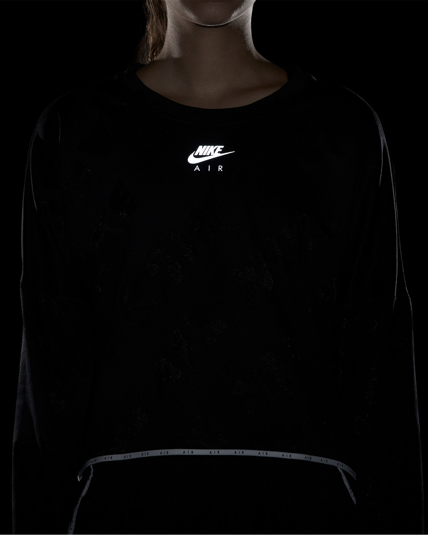  Maglia running NIKE AIR MIDLAYER W S5163968|010|S scatto 5