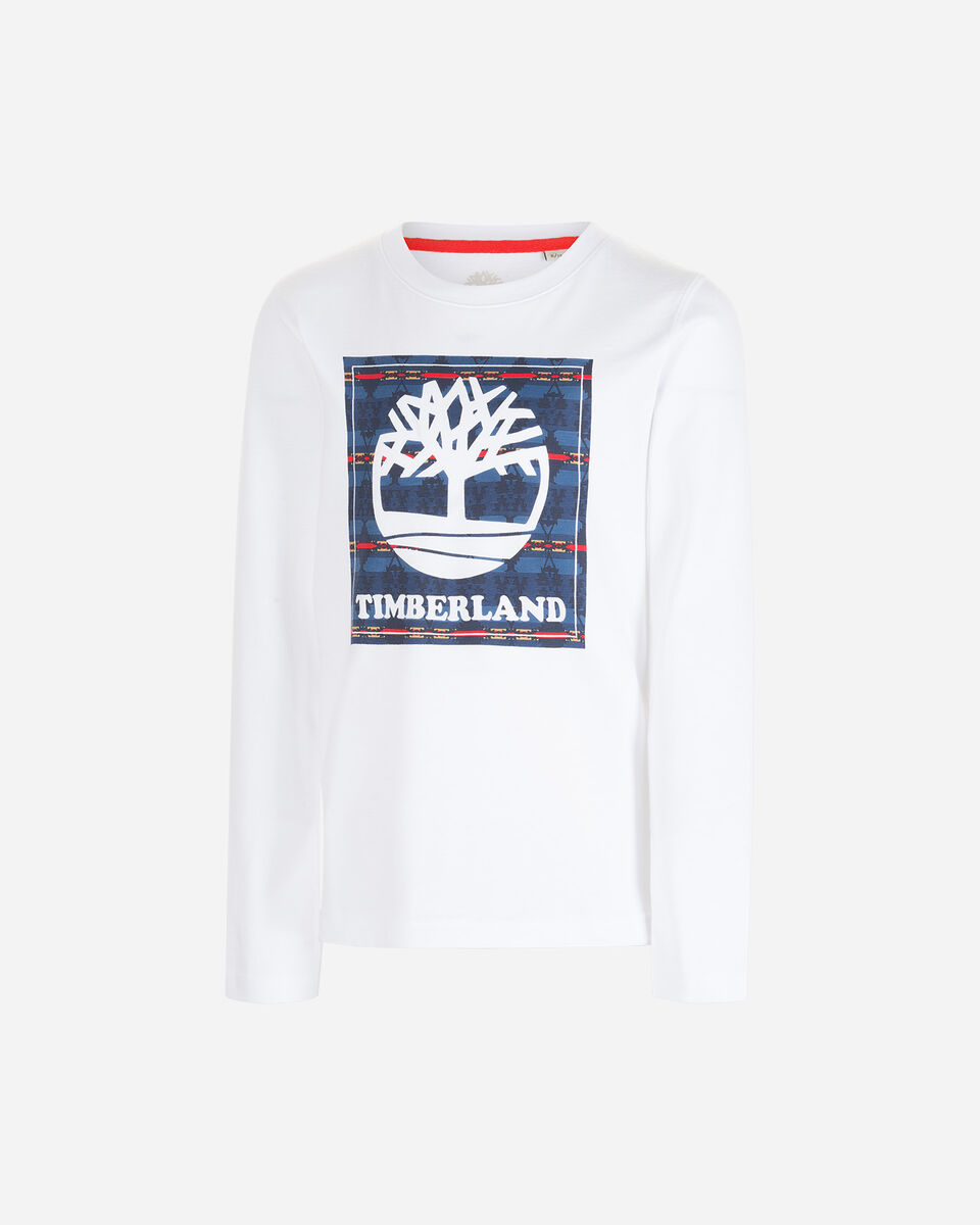  T-Shirt TIMBERLAND TREE SQUARED JR S4083577|10B|06A scatto 0