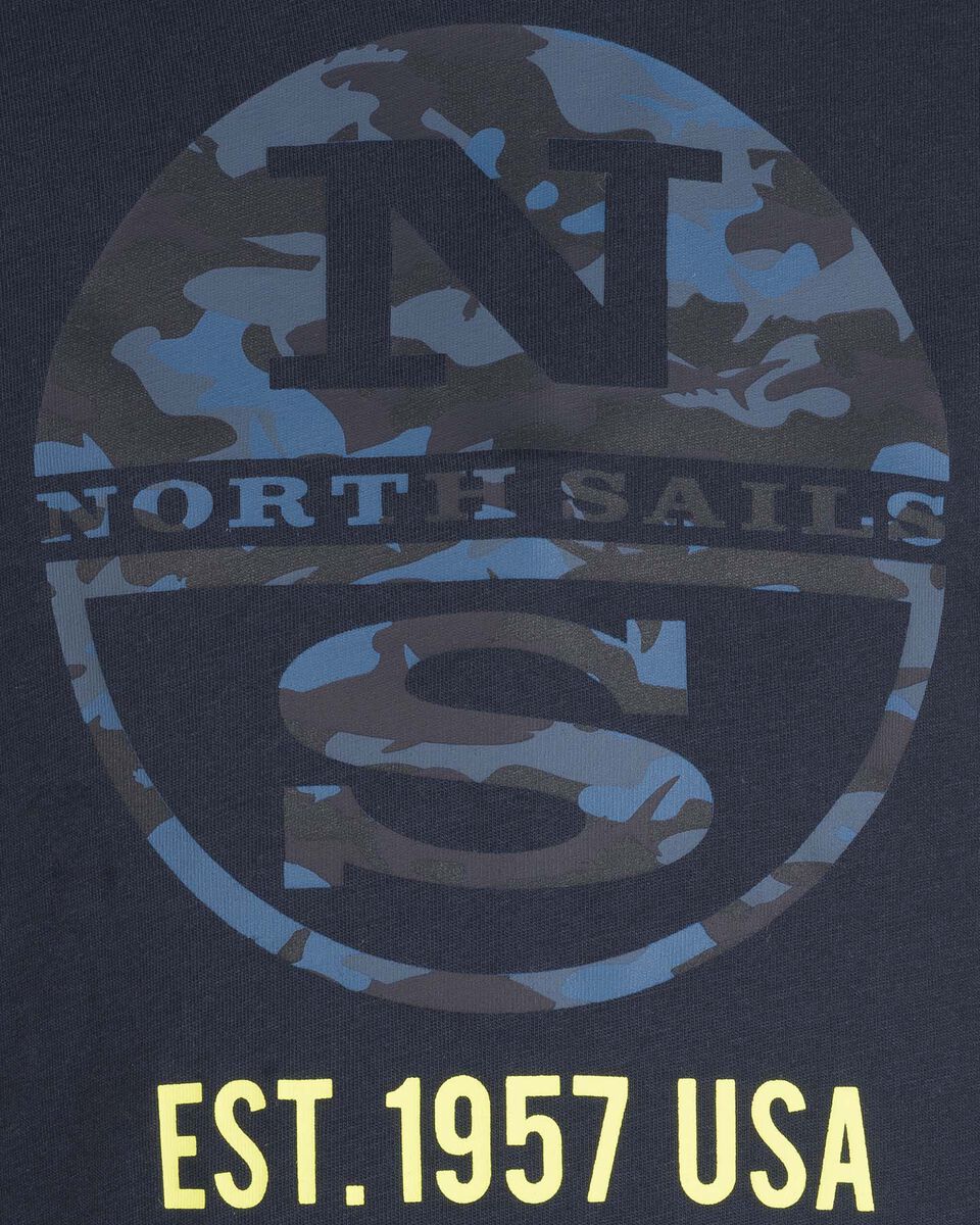 T-Shirt NORTH SAILS PLOGO JR S4088936|0802|4A scatto 2