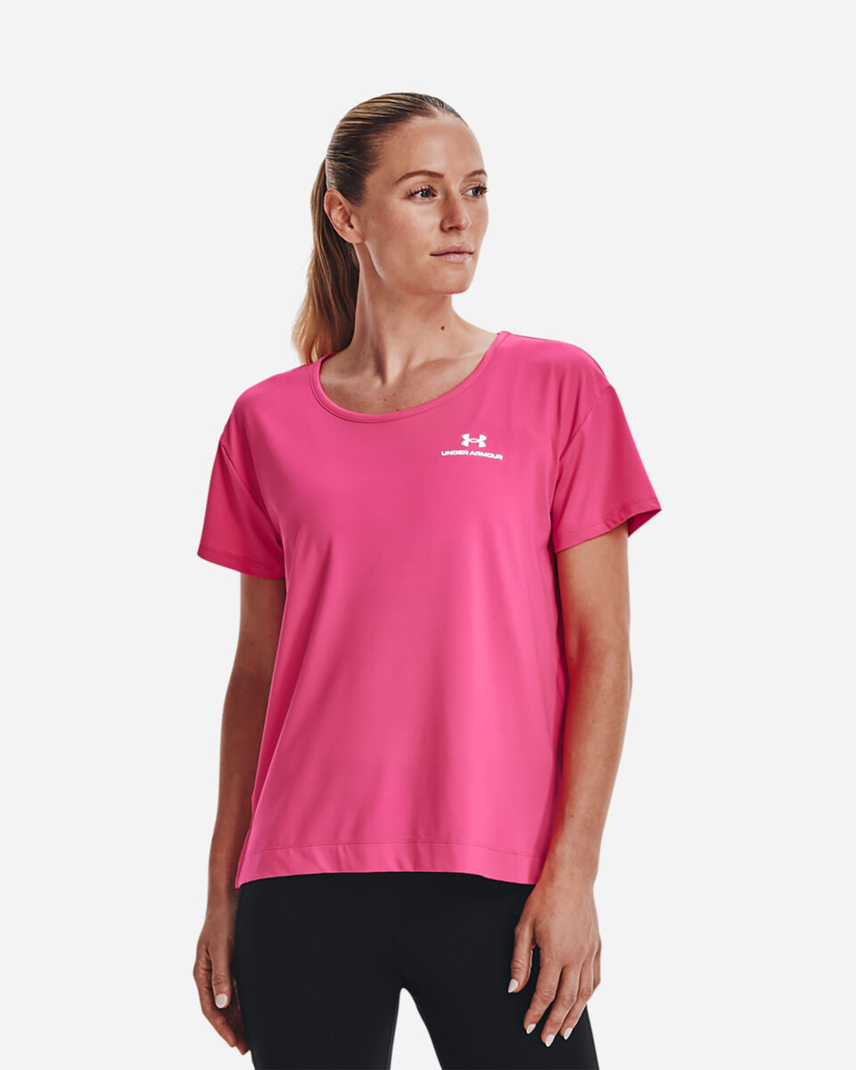  T-Shirt training UNDER ARMOUR RUSH SMALL LOGO W S5390032|0695|XS scatto 2