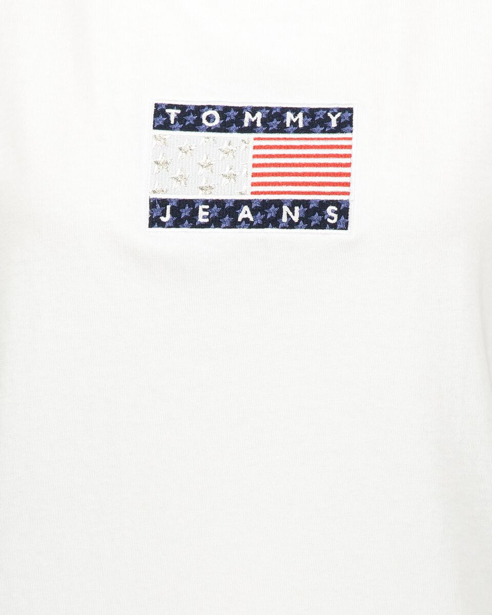  T-Shirt TOMMY HILFIGER CROP FIT FLAG PAILLETTES W S4082688|YBR|XS scatto 2