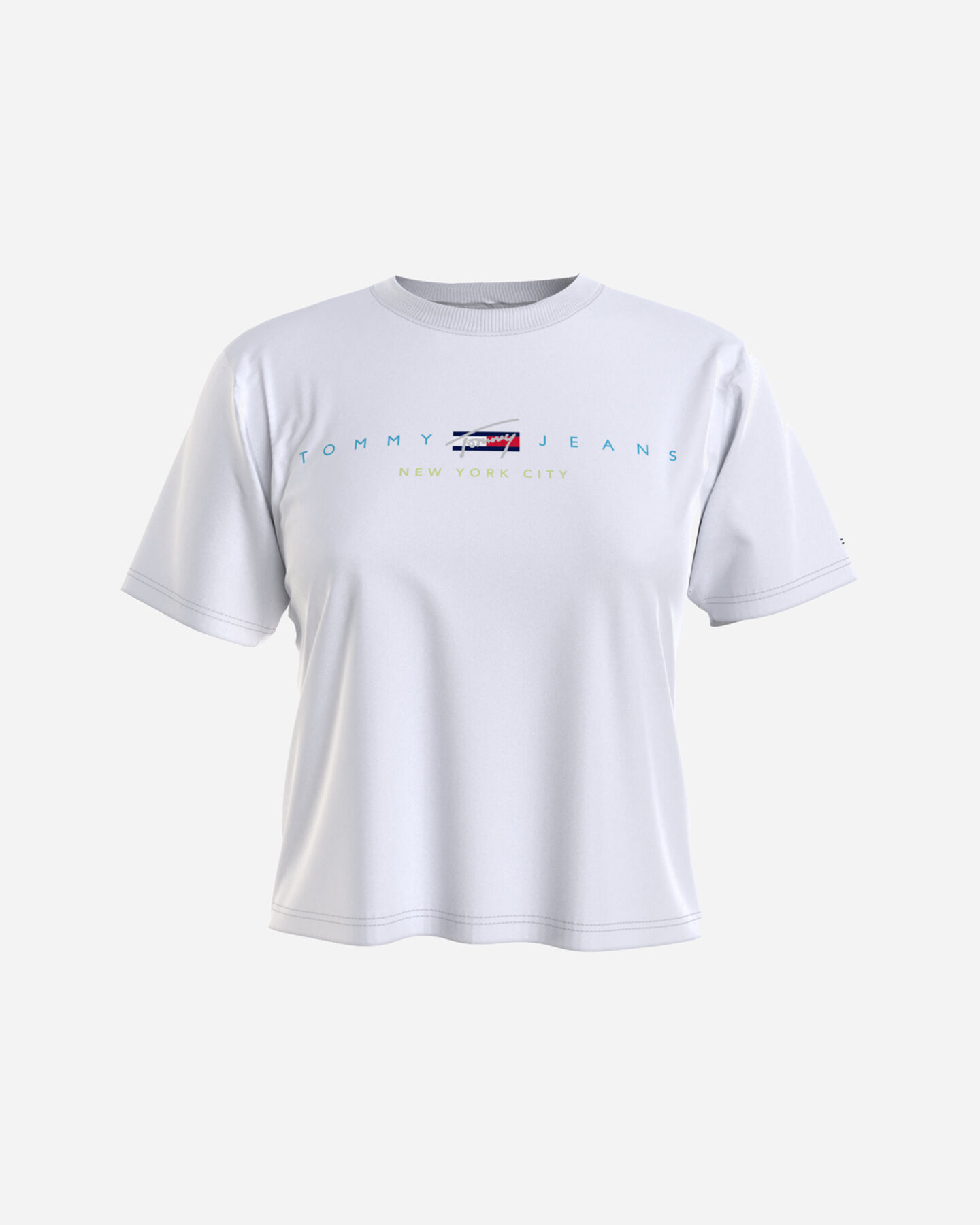  T-Shirt TOMMY HILFIGER CROP MODERN LOGO W S4089049|YBR|XS scatto 0