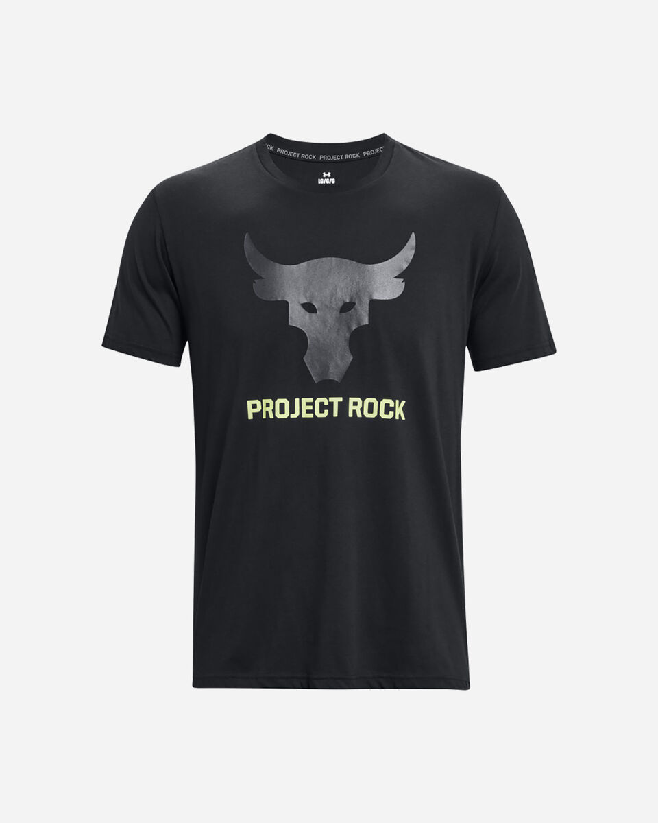  T-Shirt UNDER ARMOUR THE ROCK PJT ROCK BRAHMA BULL M S5579855|0001|XS scatto 0