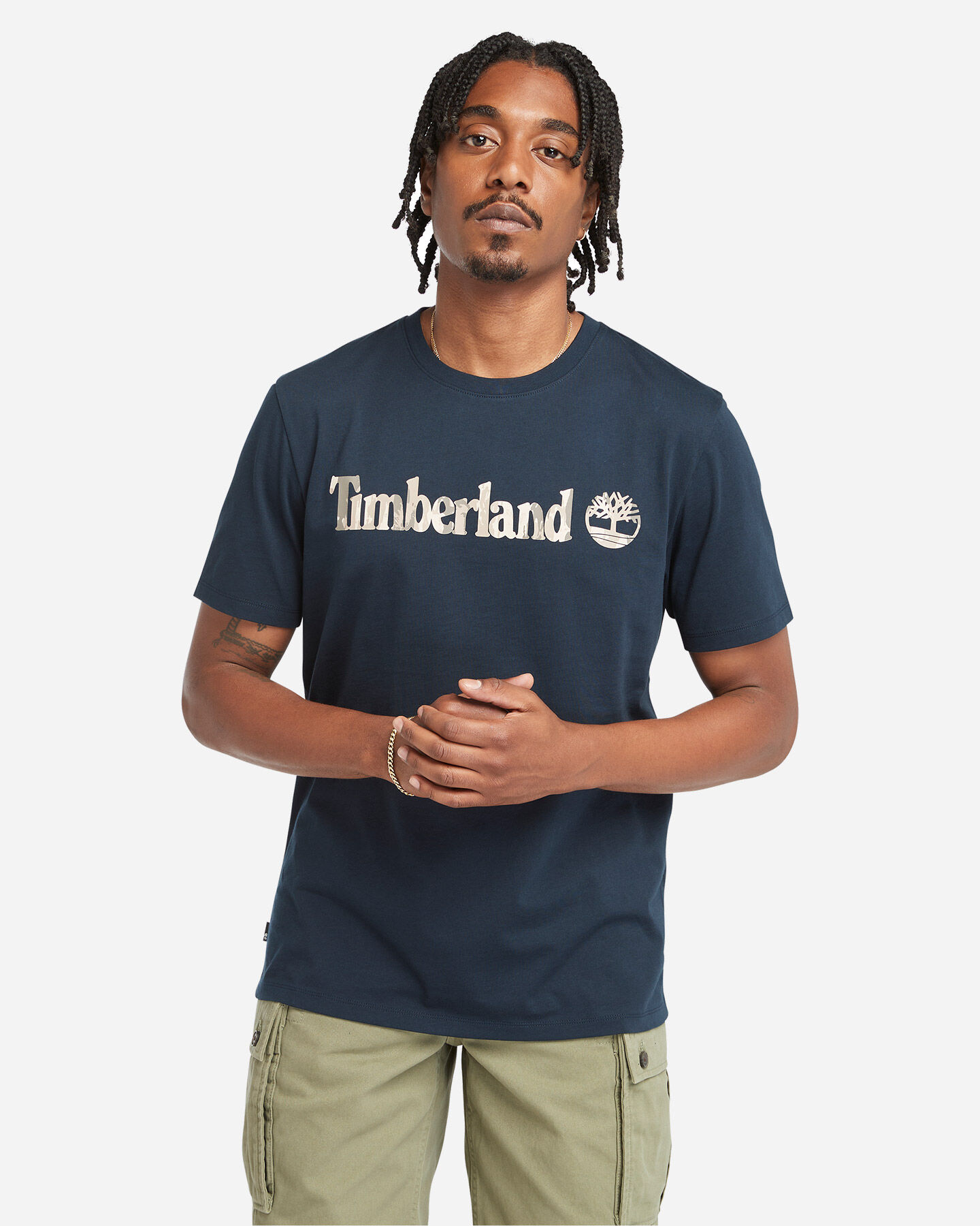  T-Shirt TIMBERLAND LINEAR LOGO M S4131479|4331|S scatto 1