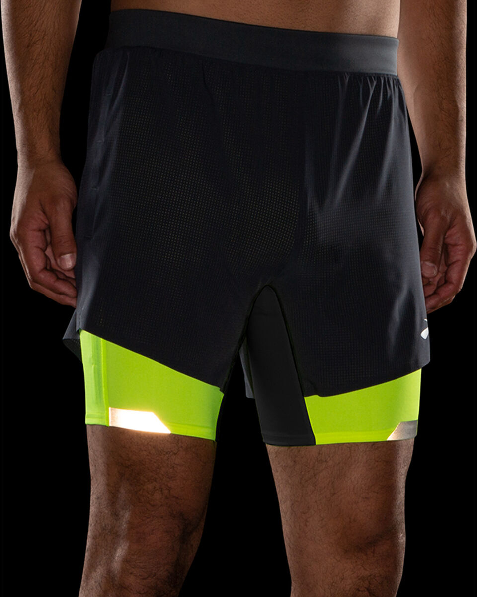  Short running BROOKS RUN VISIBLE 5" 2IN1 M S5563577|UNI|L scatto 2