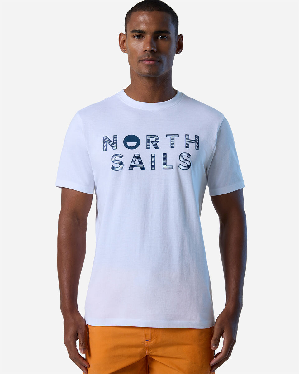  T-Shirt NORTH SAILS LINEAR LOGO M S5684005|0101|S scatto 1