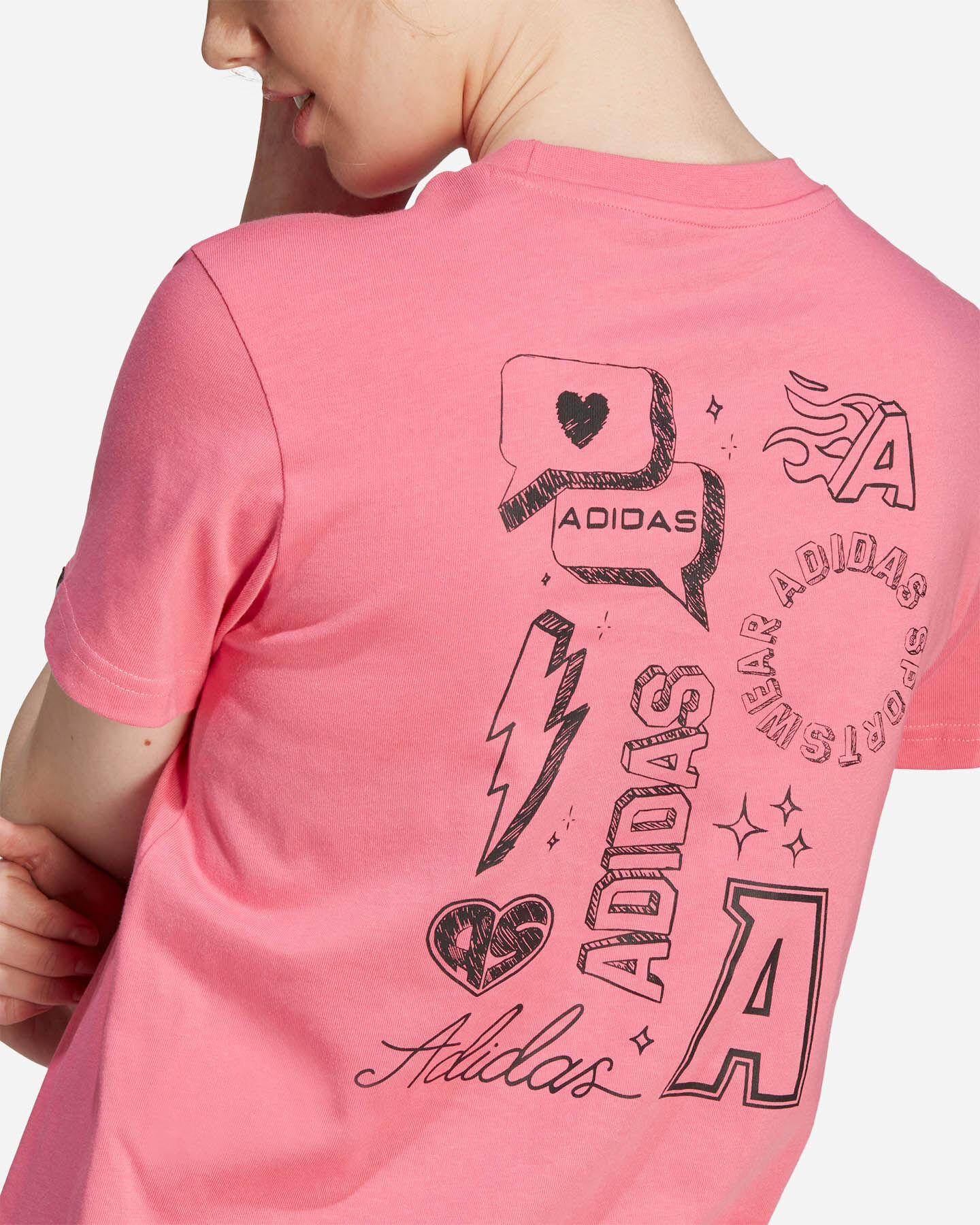  T-Shirt ADIDAS BRAND LOVE W S5592488|UNI|XS scatto 5