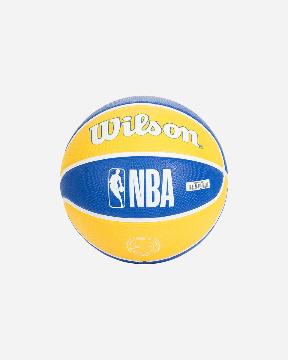  Pallone basket WILSON NBA TRIBUTE TEAM GOLDEN STATE WARRIORS  S5331466|UNI|OFFICIAL scatto 1