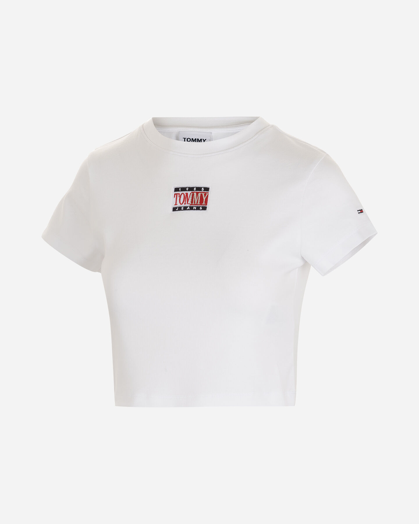  T-Shirt TOMMY HILFIGER BABY CROP LOGO W S4105944|YBR|XS scatto 0