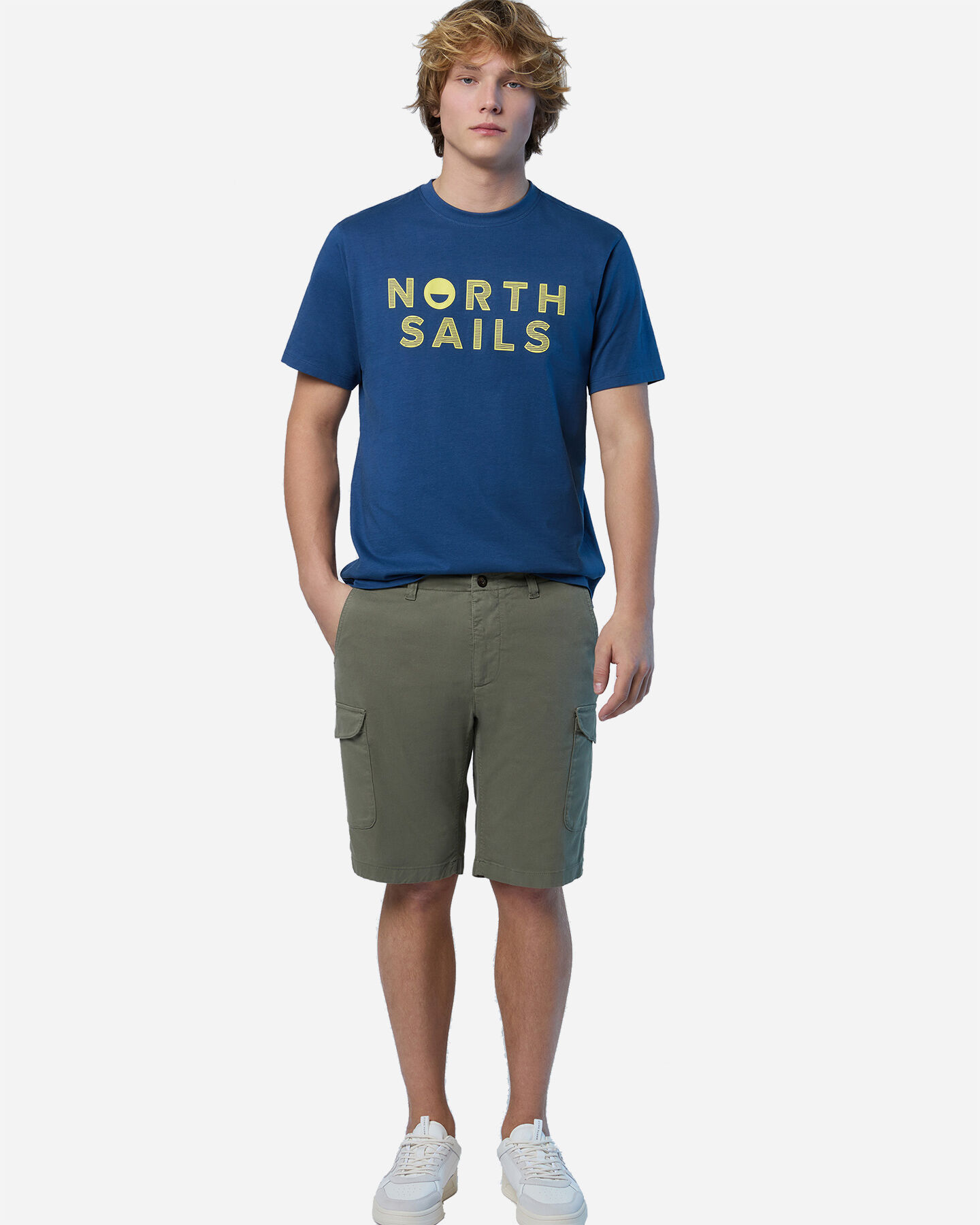  T-Shirt NORTH SAILS LINEAR LOGO M S5684007|0787|S scatto 5