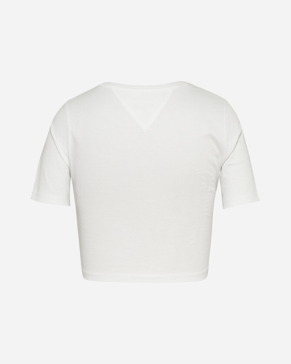  T-Shirt TOMMY HILFIGER RUCHE CROP SMALL FLAG W S4089051|YBR|XS scatto 1