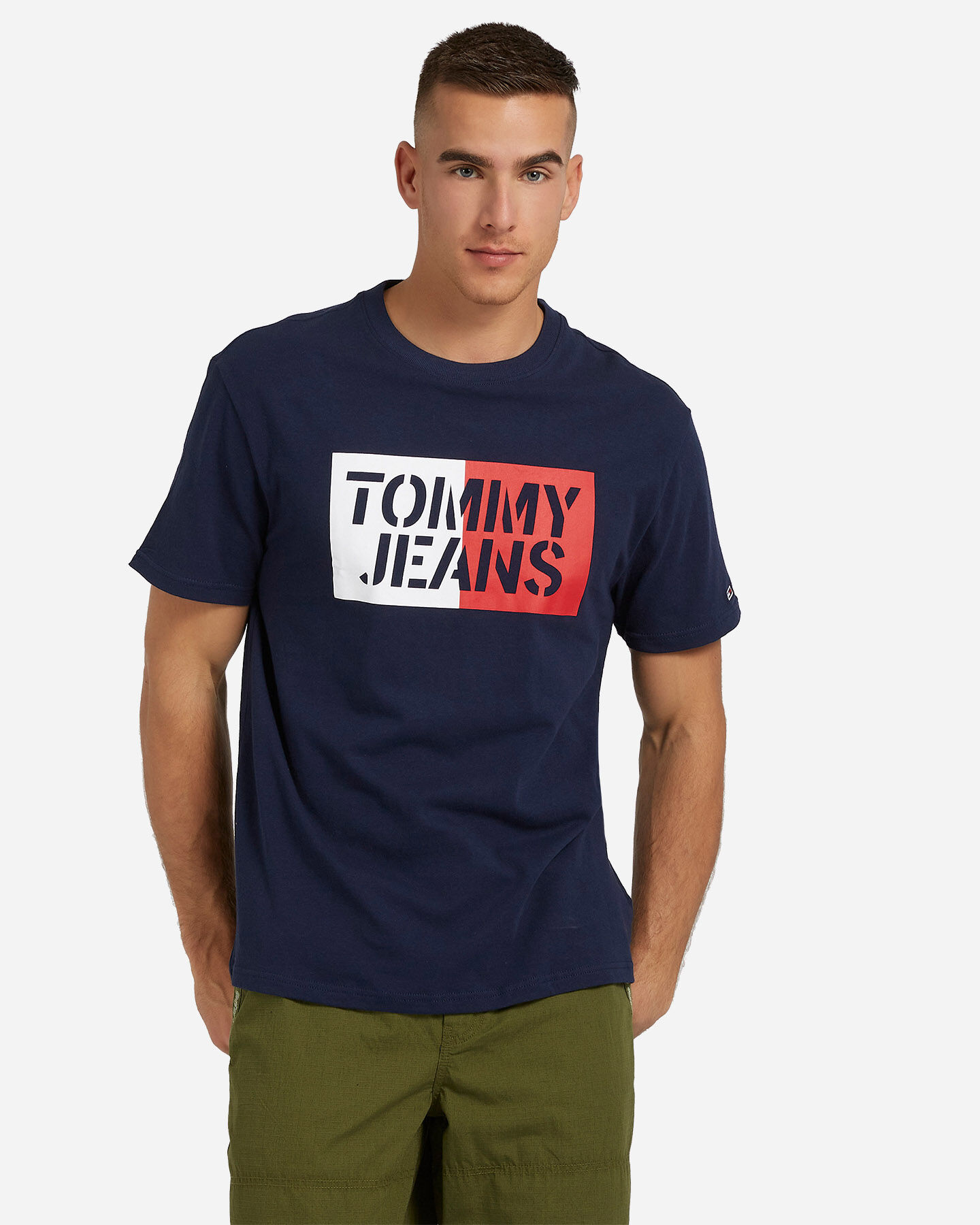  T-Shirt TOMMY HILFIGER COLOR BLOCK M S4073521|CBK|XS scatto 0