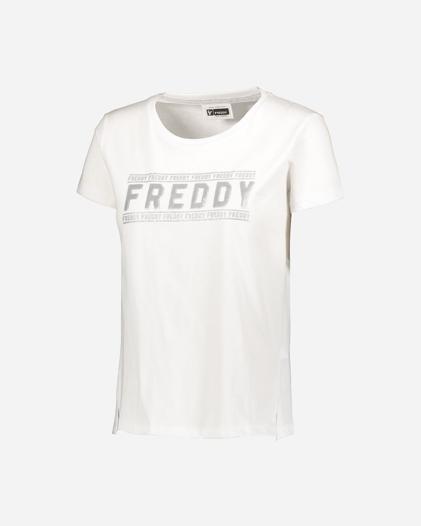  T-Shirt FREDDY JERSEY BLOGO PAIELLETTES  W S5297631|W-|XS scatto 0