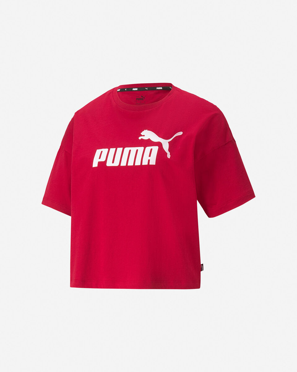  T-Shirt PUMA CROP BLOGO W S5333975|33|XS scatto 0