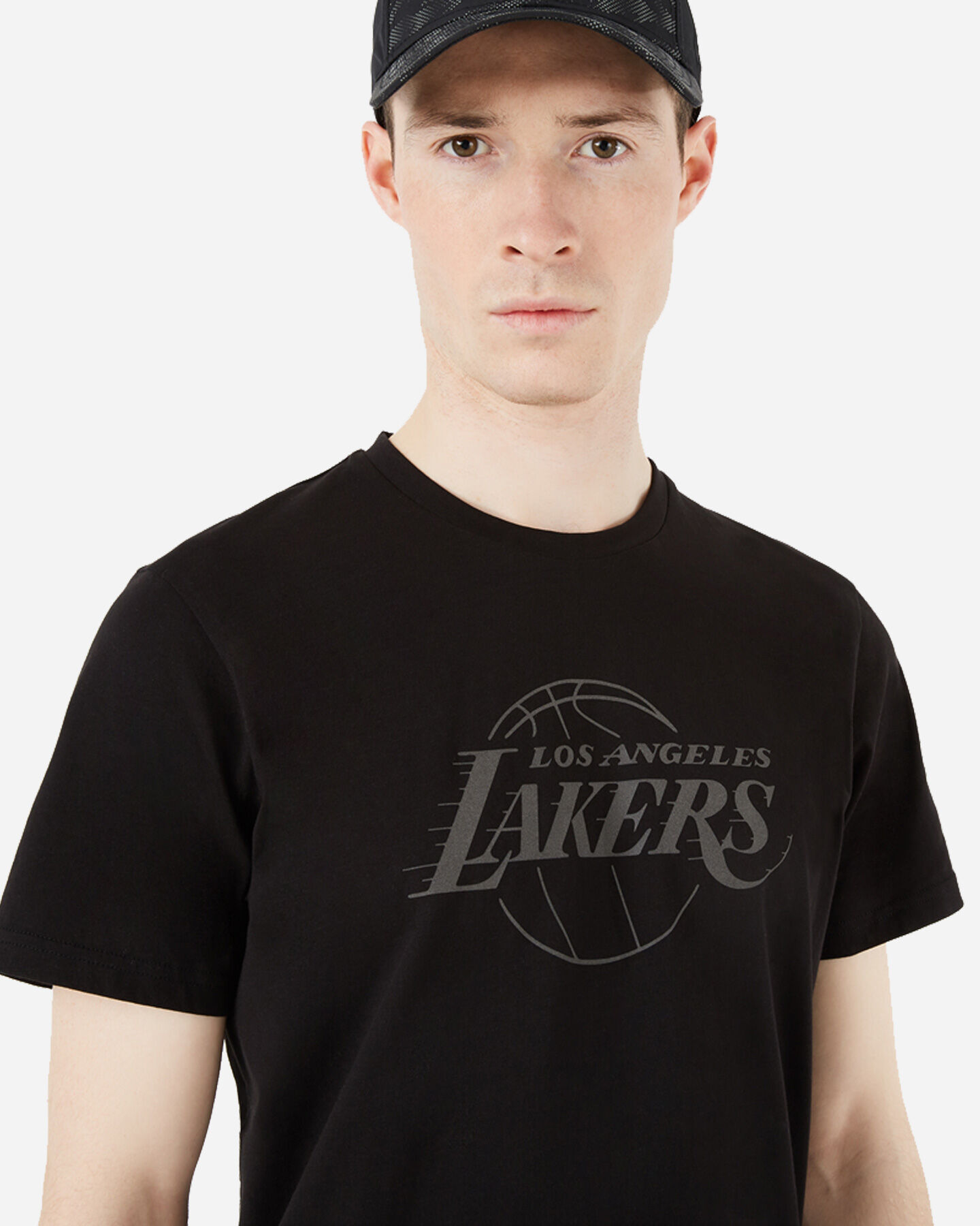  T-Shirt NEW ERA REFLECTIVE PRINT LOSANGELES LAKE M S5366185|001|S scatto 2
