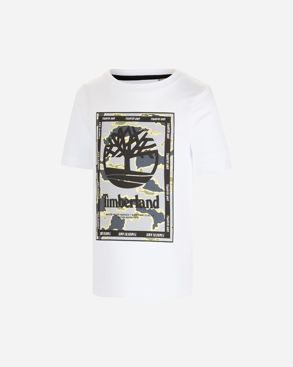  T-Shirt TIMBERLAND PLOGO TREE GRAPHIC JR S4088884|10B|6A scatto 0
