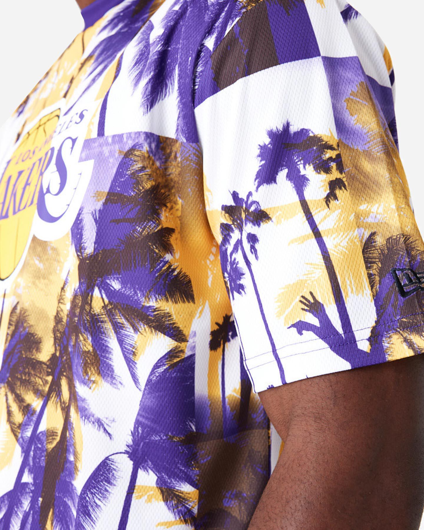  T-Shirt NEW ERA PALM TREE LOS ANGELES LAKERS M S5692338|701|XS scatto 5