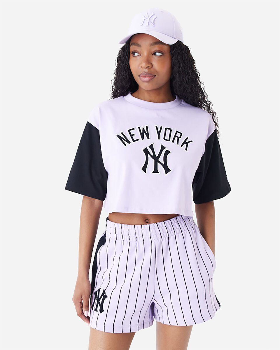  T-Shirt NEW ERA CROP NEW YORK YANKEES W S5684112|530|XS scatto 0