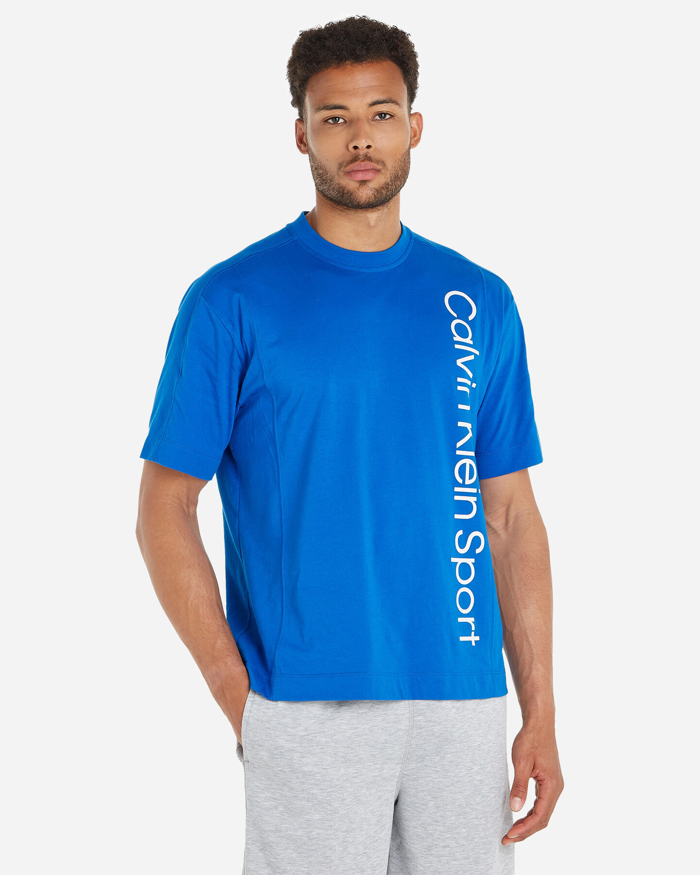  T-Shirt CALVIN KLEIN SPORT ICON LOGO SPORT M S4129343|CGN|XS scatto 0