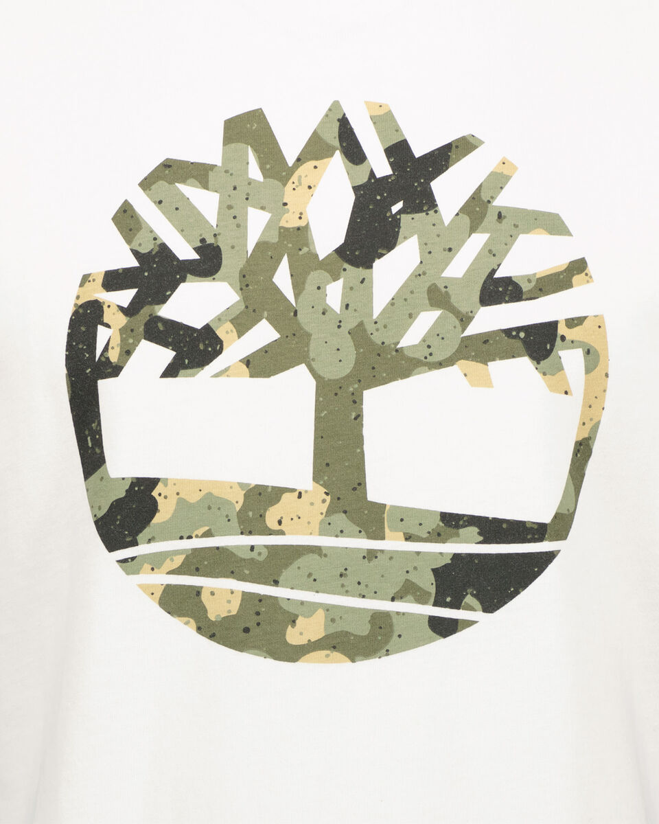  T-Shirt TIMBERLAND CAMO TREE T M S4104754|1001|S scatto 2