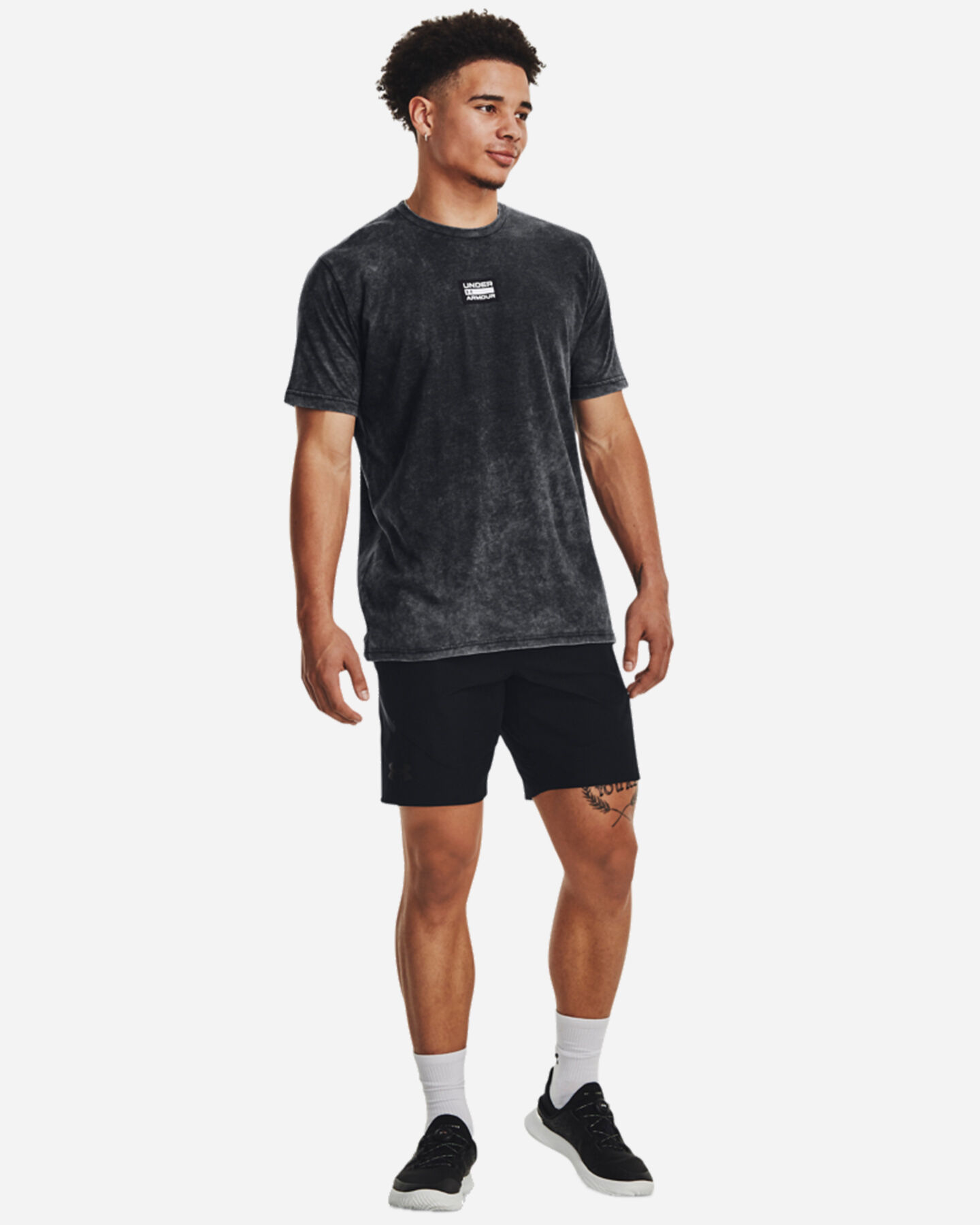  T-Shirt UNDER ARMOUR LOGO ELEVET CORE WASH M S5579486|0001|LG scatto 2