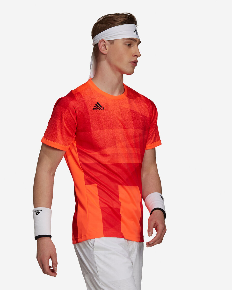  T-Shirt tennis ADIDAS TOKYO PRIMEBLUE SOLAR M S5352389|UNI|S scatto 2