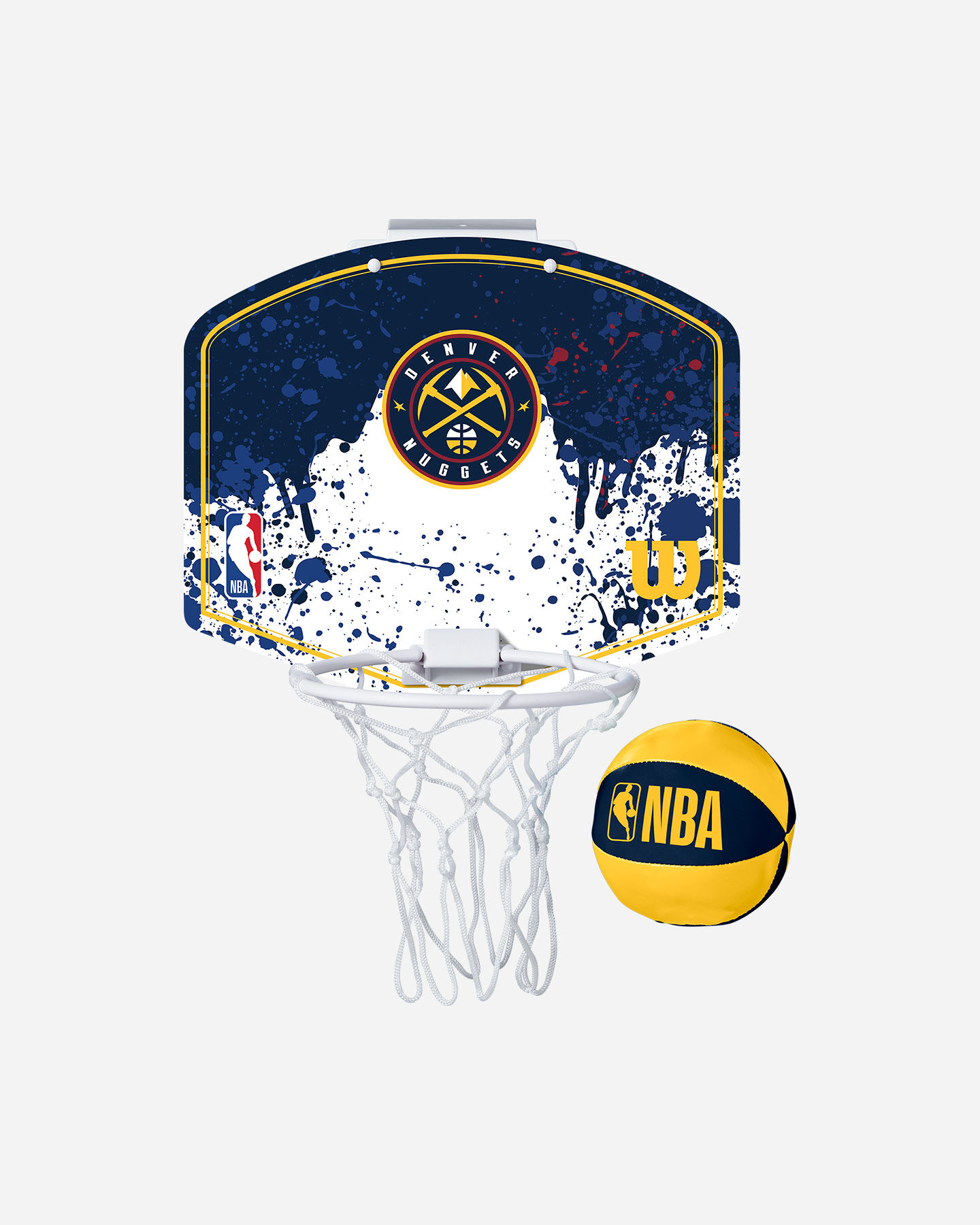  Canestro tabellone basket WILSON MINICANESTRO NBA TEAM DENVER NUGGETS  S5331599|UNI|NS scatto 0