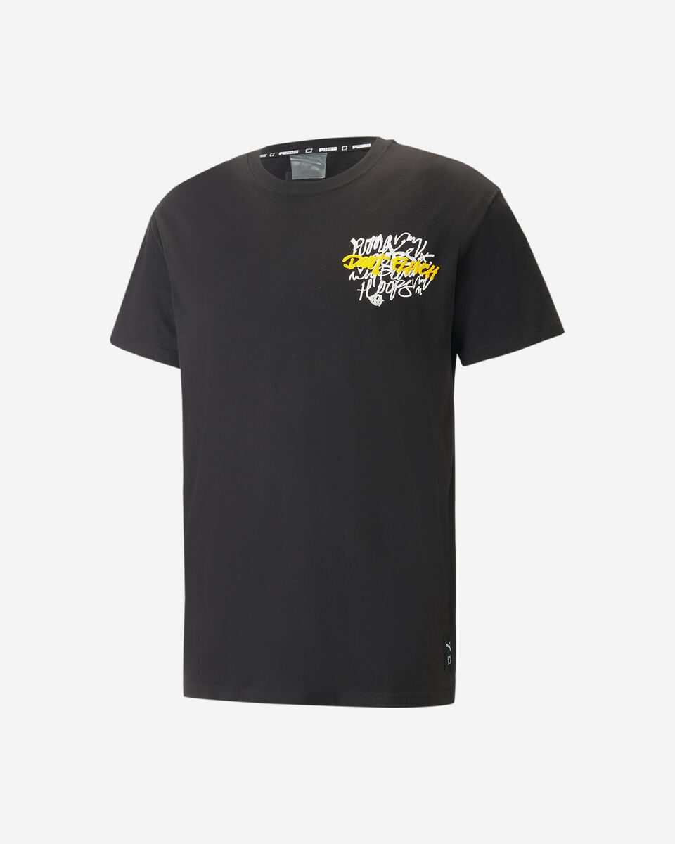  T-Shirt PUMA HOOPS SHOWCASE M S5541114|01|XS scatto 0