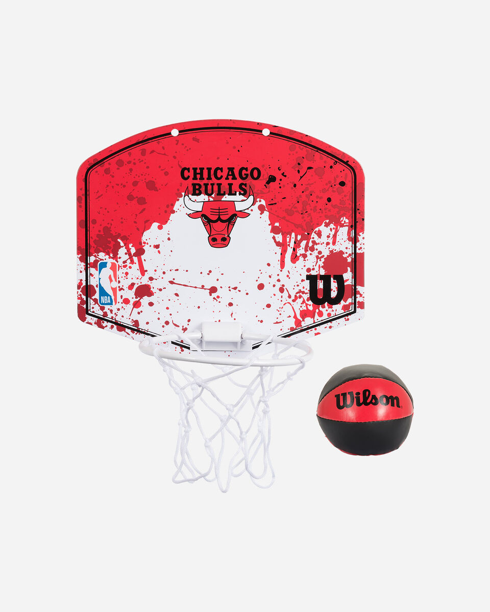  Canestro tabellone basket WILSON NBA TEAM CHICAGO BULLS S5331596|UNI|NS scatto 0