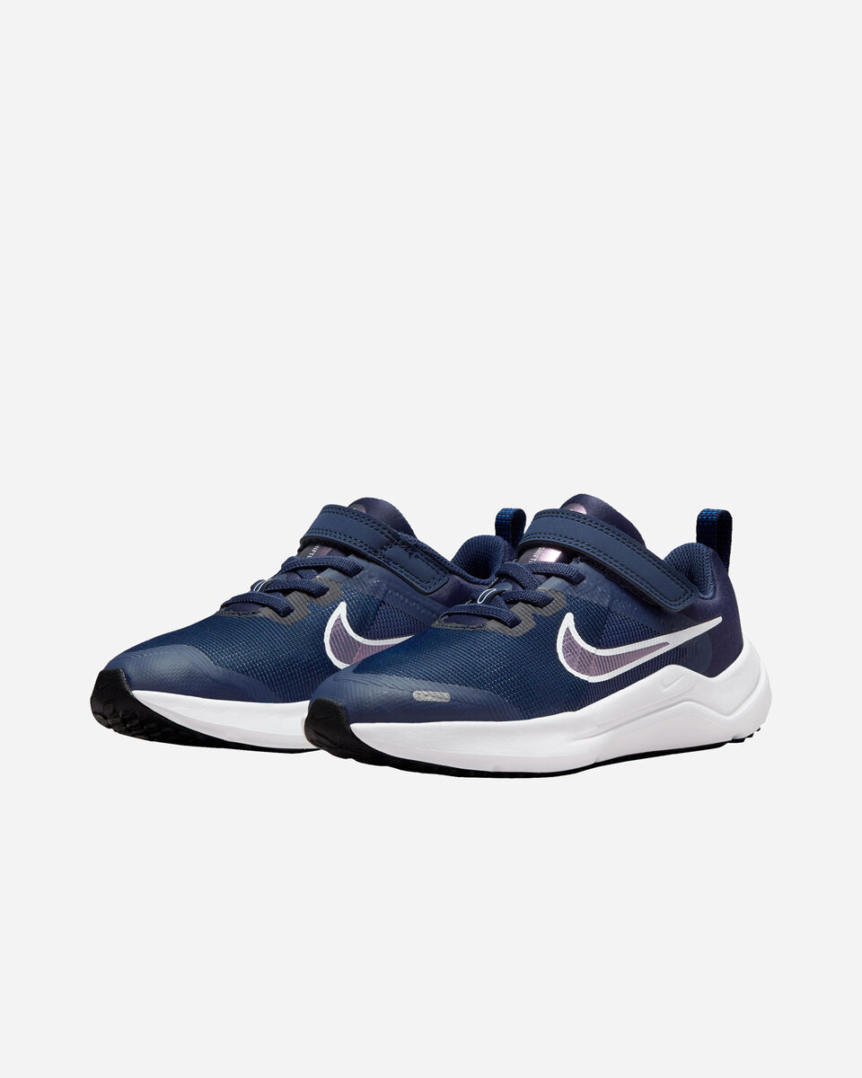 Scarpe sneakers NIKE DOWNSHIFTER 12 PS JR S5455493|400|10.5C scatto 1