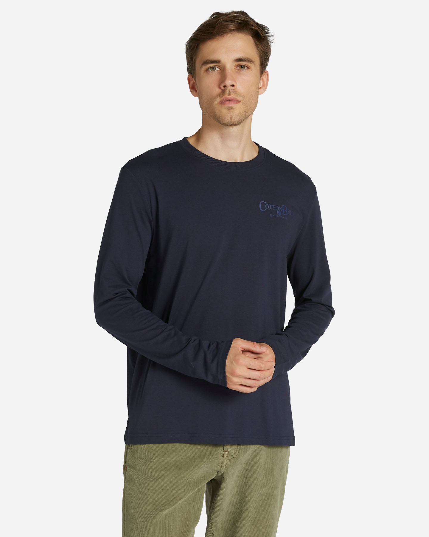  T-Shirt COTTON BELT ESSENTIAL M S4126995|516|XXL scatto 0