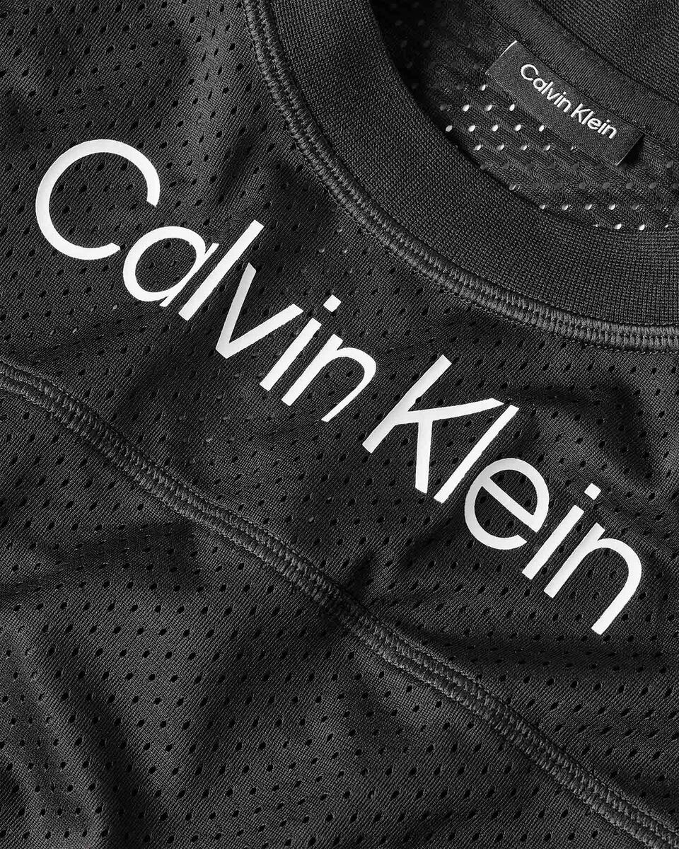  T-Shirt CALVIN KLEIN SPORT MESH BIG LOGO W S4129317|BAE|XS scatto 2