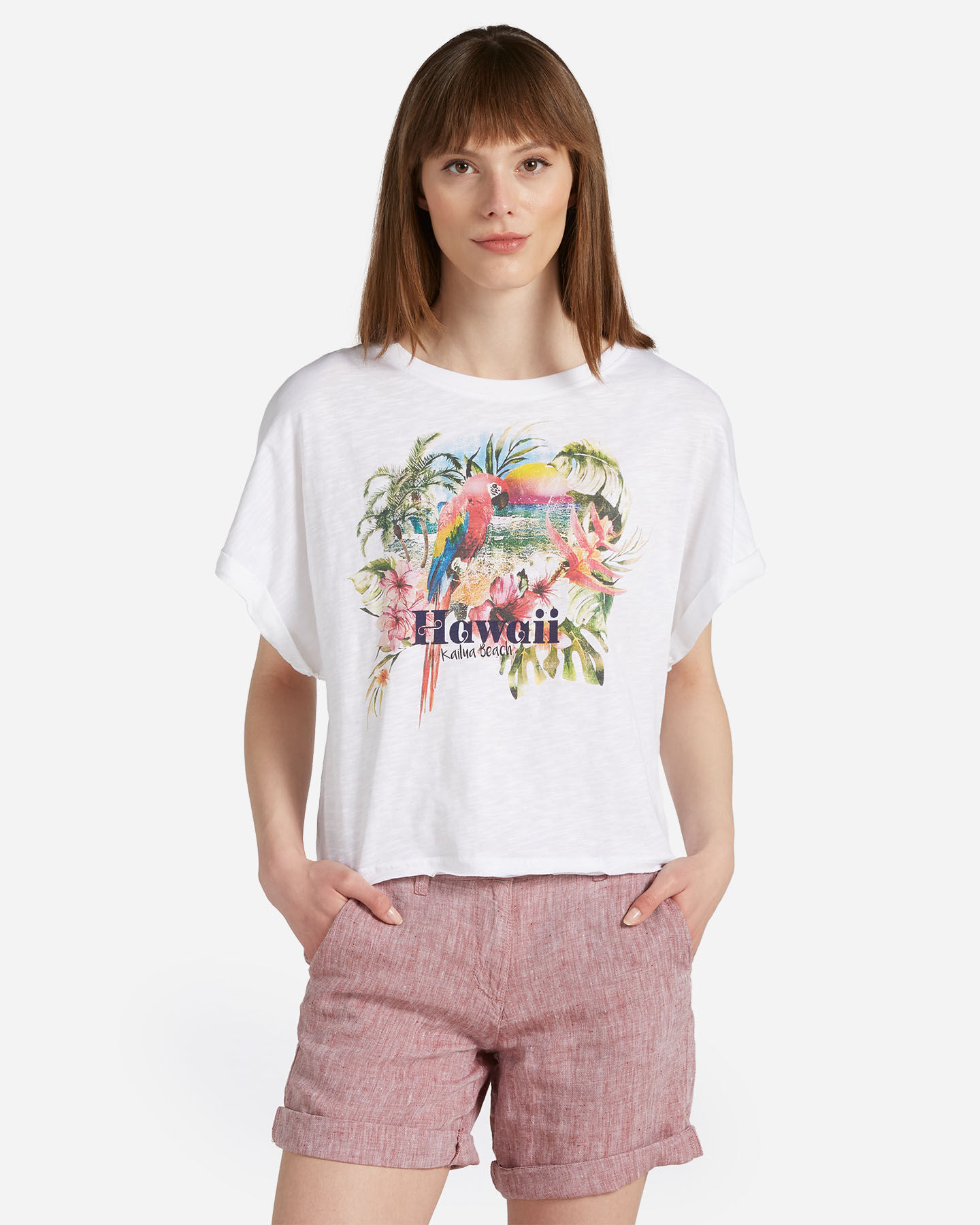  T-Shirt MISTRAL OVER PRINT W S4100679 scatto 0
