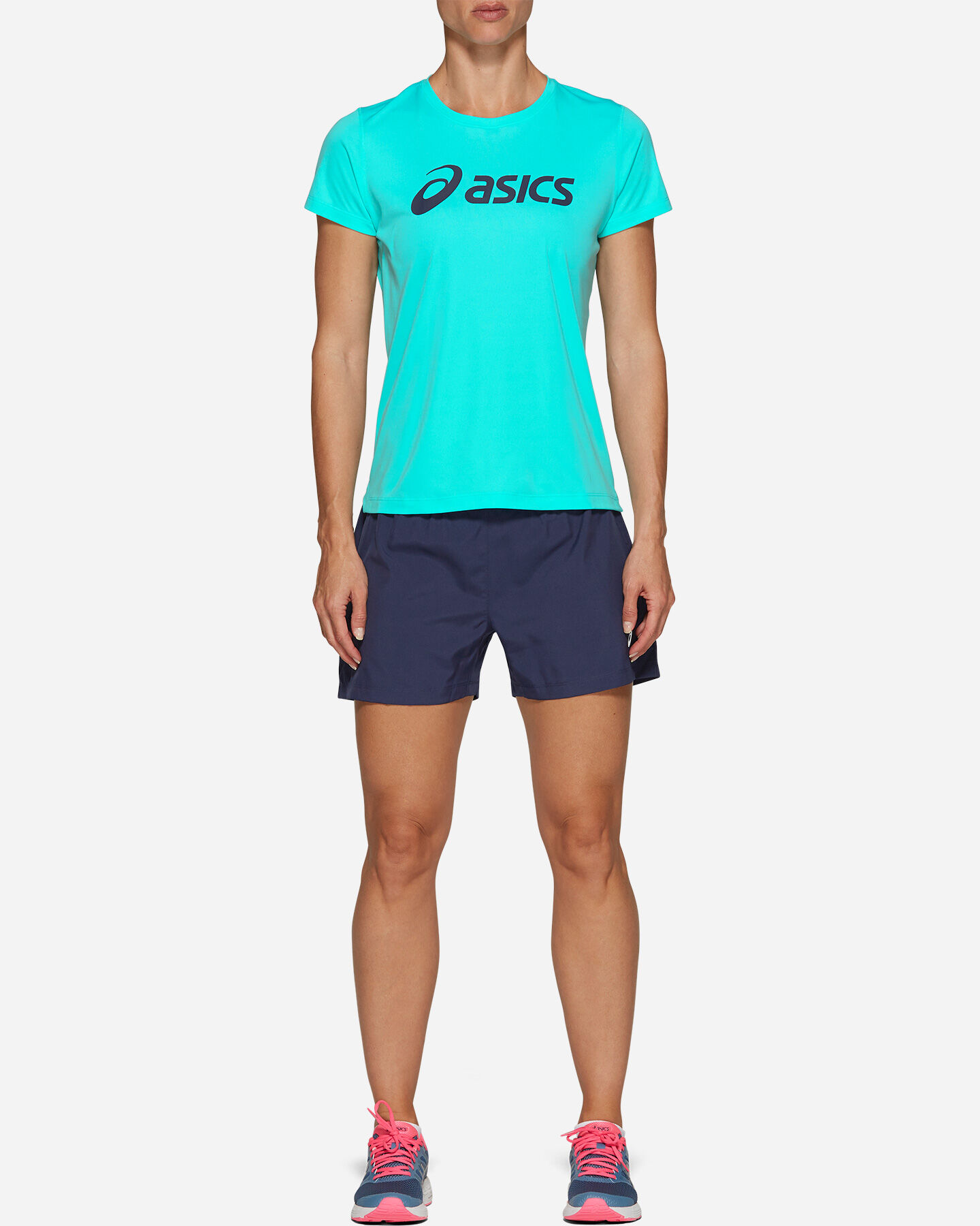  Short running ASICS 4" SILVER W S5213392|406|XS scatto 5