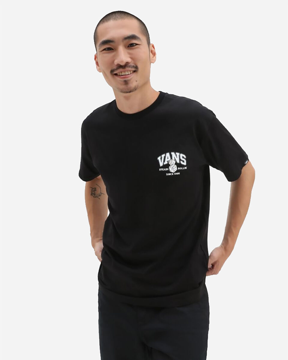  T-Shirt VANS STEADY ROLLIN M S5555257|BLK|XS scatto 0