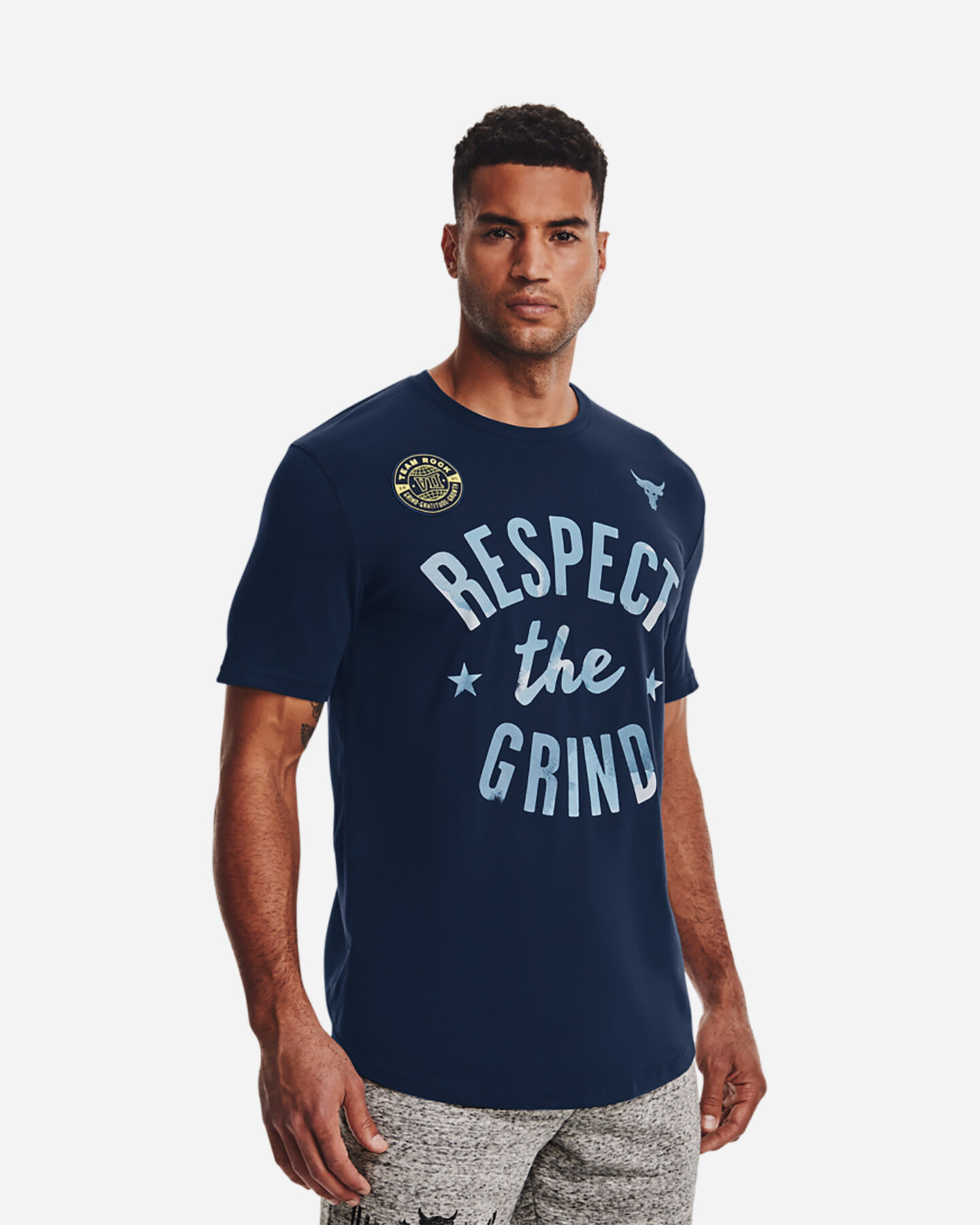  T-Shirt UNDER ARMOUR THE ROCK THE GRID M S5390632|0408|XS scatto 2
