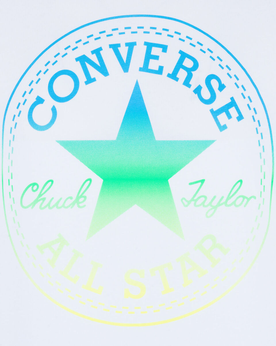  T-Shirt CONVERSE ALL STAR CHUCH TAYLOR LOGO M S5181091|100|L scatto 2