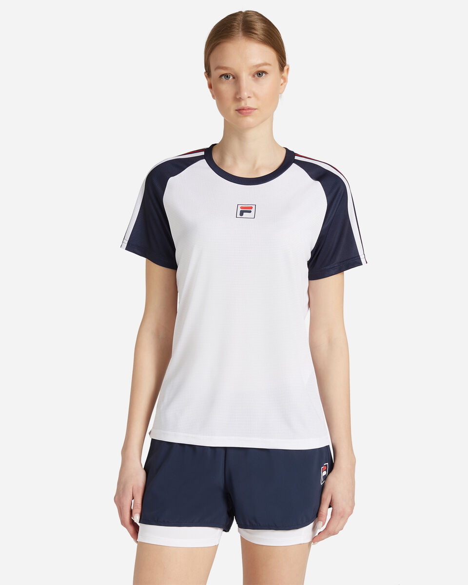  T-Shirt tennis FILA MATCH LINE W S4117679|001/519|XS scatto 0
