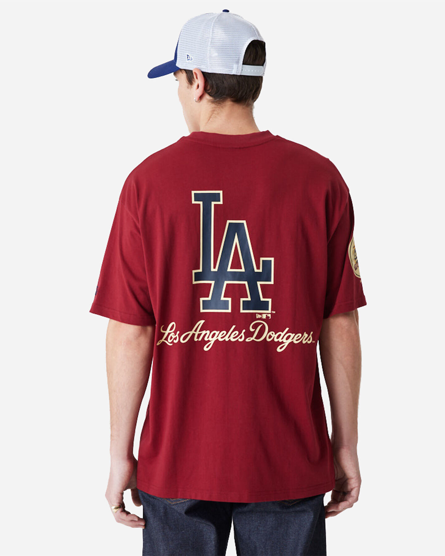  Maglia NEW ERA MLB LARGE LOGO LOS ANGELES DODGERS M S5606359|601|XL scatto 1