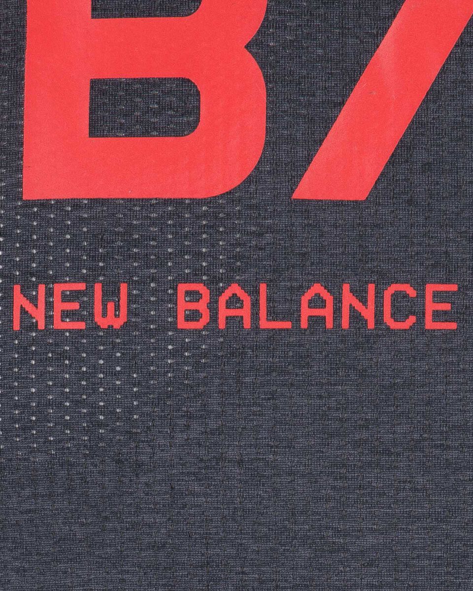  T-Shirt running NEW BALANCE PRINTED IMPACT RUN M S5166295|-|S* scatto 2