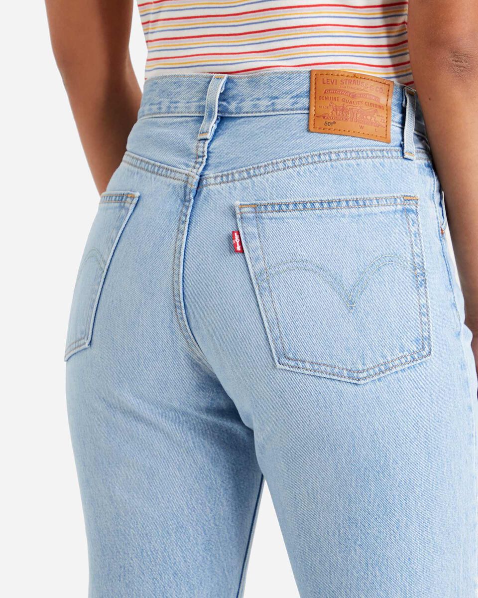  Jeans LEVI'S 501 CROP HIGH RISE L26 W S4088777|0124|26 scatto 5