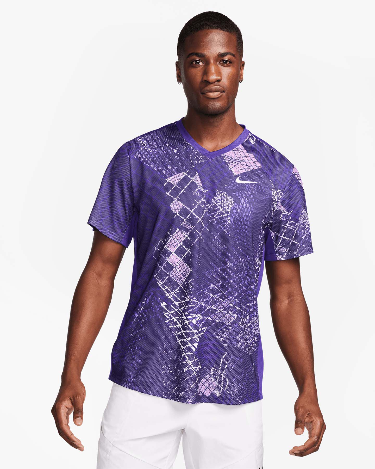  T-Shirt tennis NIKE DRI FIT M S5620359|504|XL scatto 0