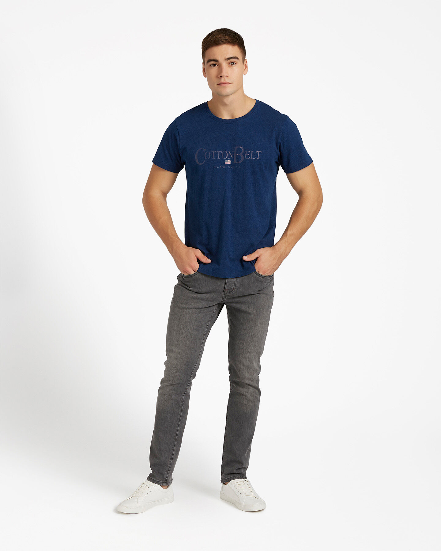  T-Shirt COTTON BELT BIG LOGO M S4081754|IN|S scatto 1