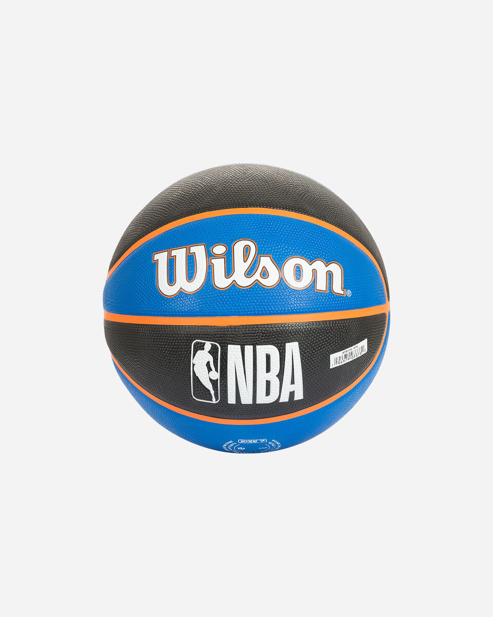  Pallone basket WILSON NBA TRIBUTE TEAM NEW YORK KNICKS S5331476|UNI|OFFICIAL scatto 1