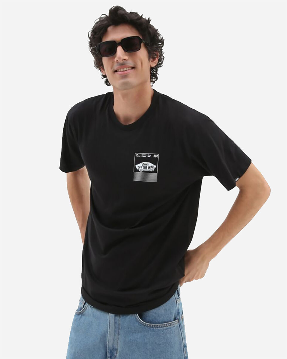  T-Shirt VANS TRANSFIXED M S5555694|BLK|XS scatto 0