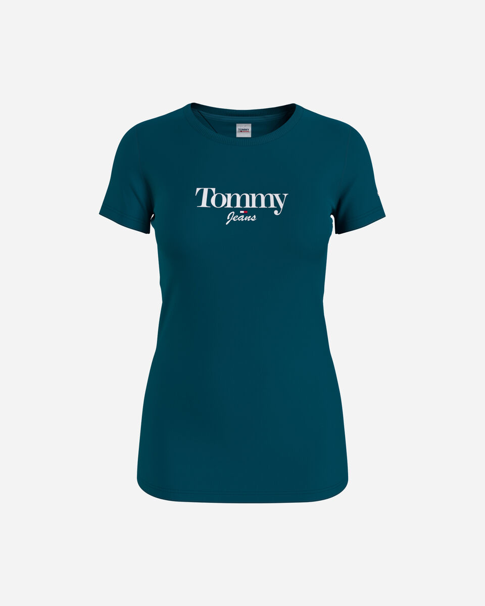  T-Shirt TOMMY HILFIGER ESSENTIAL LOGO SLIM W S4115025|CWJ|XS scatto 0
