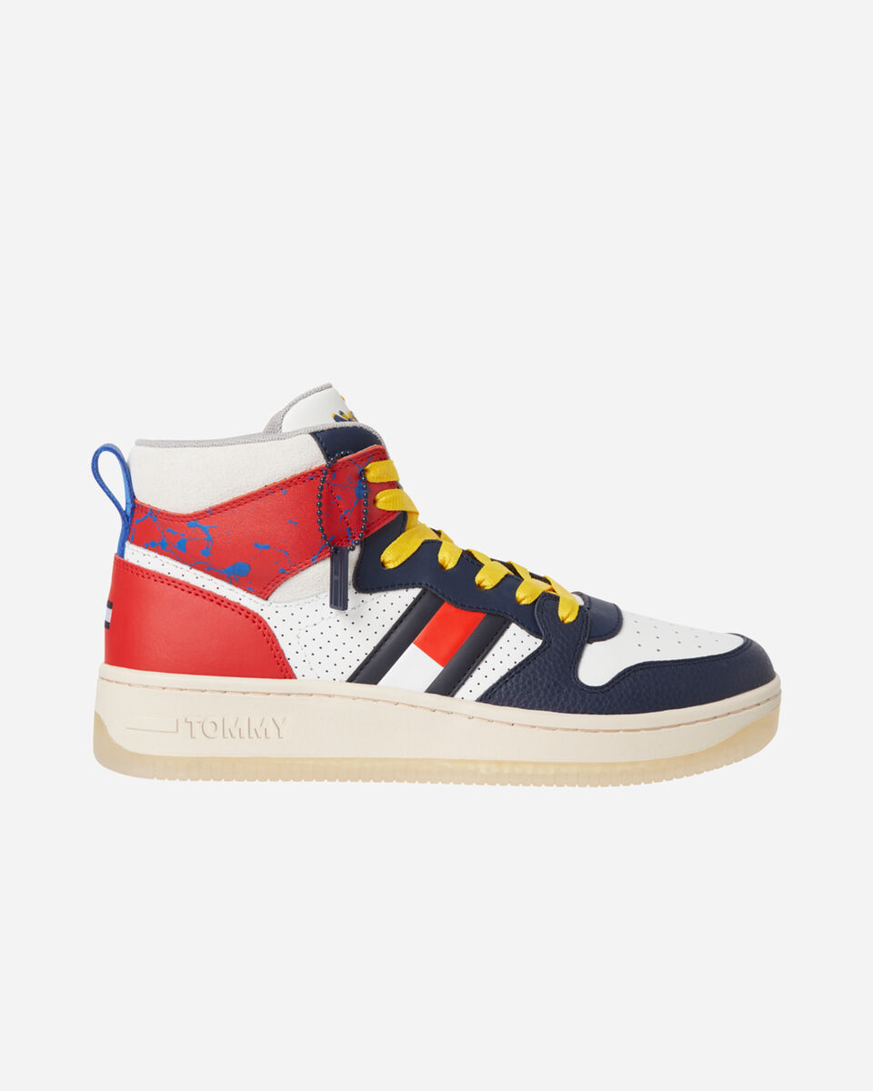  Scarpe sneakers TOMMY HILFIGER FASHION BASKET HIGH M S4099665|C87|40 scatto 0